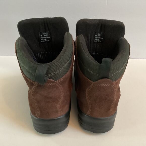 L.L. Bean Mens Sz 10 Wide Brown Suede Leather GORE-TEX Hiking Boots Waterproof - Picture 8 of 10